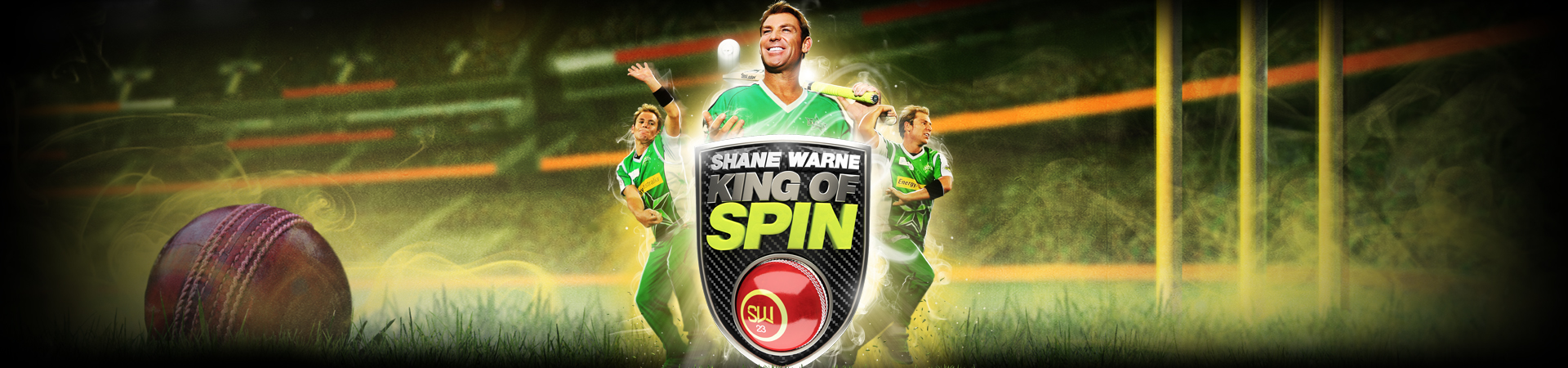 Shane Warne King of Spin header